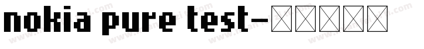 nokia pure test字体转换